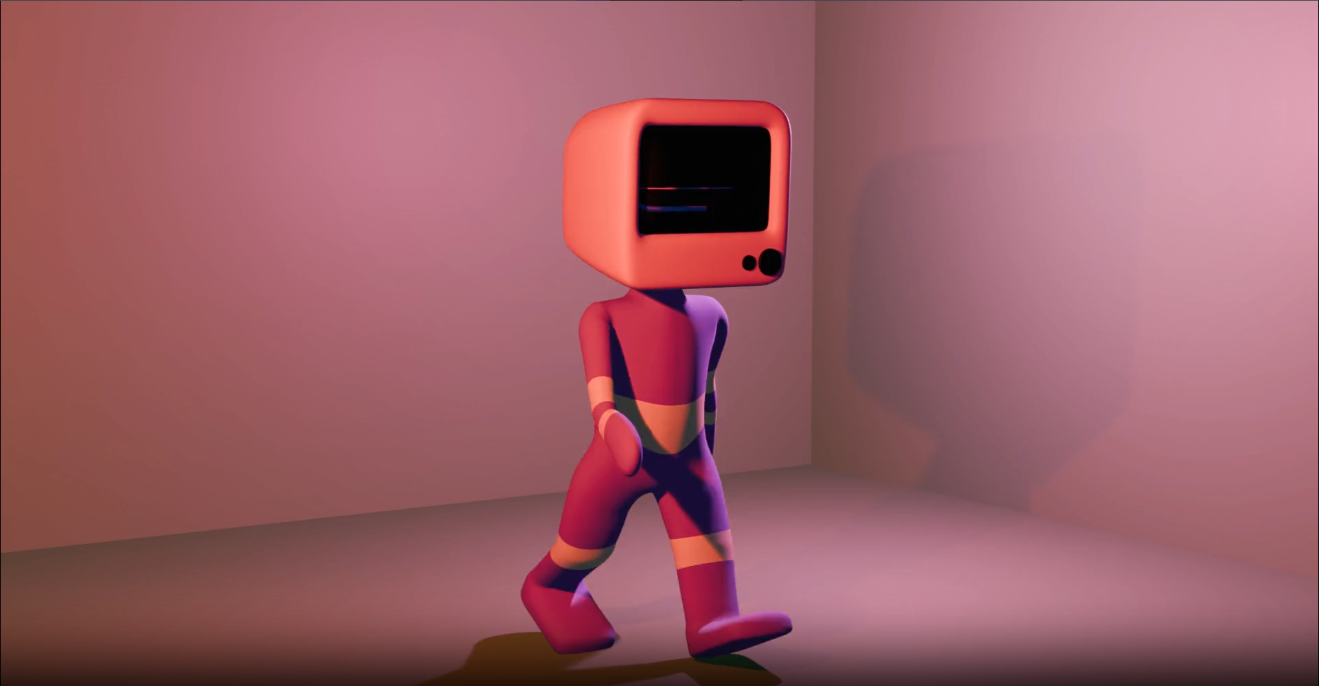 Television Head Character